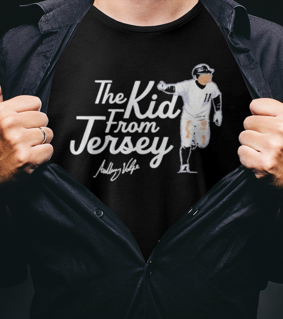 The Kid From Jersey Anthony Volpe New York Yankees Iconic T-Shirt