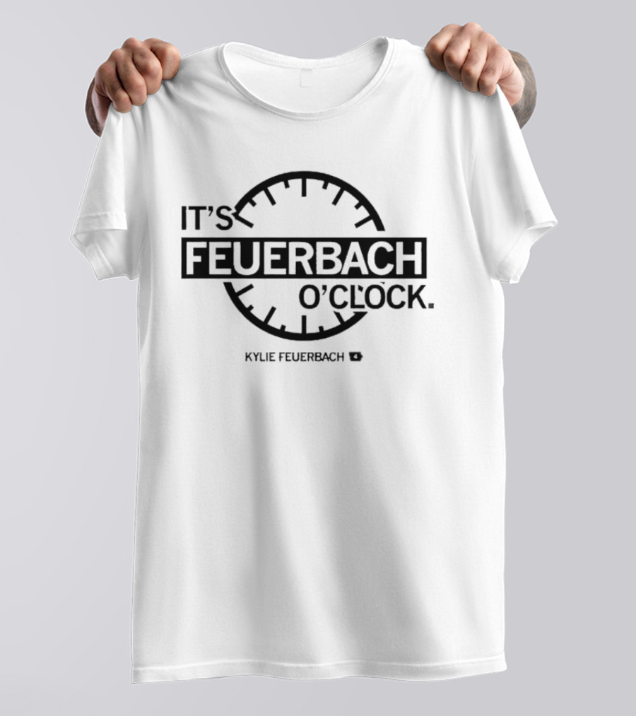 Iowa Hawkeyes It's Feuerbach O'Clock Kylie Feuerbach T-Shirt