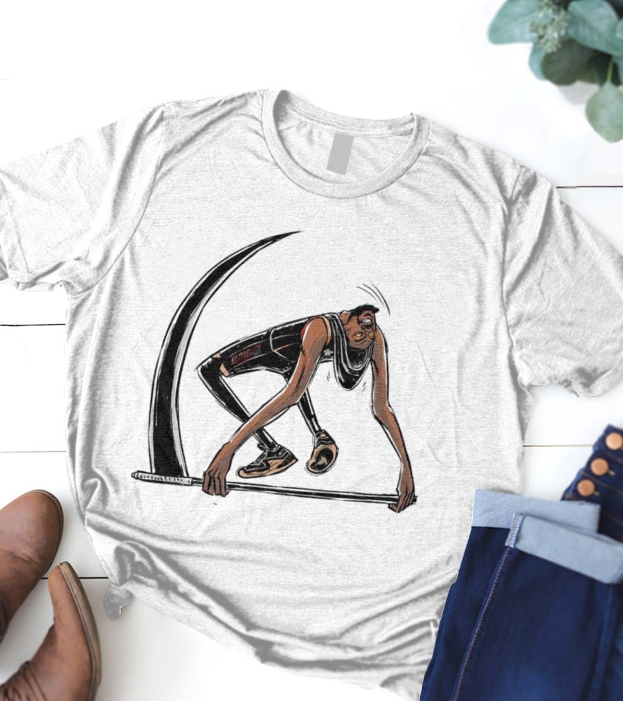 Kevin Durant Phoenix Suns Slim Reaper Cartoon Basketball Star T-Shirt