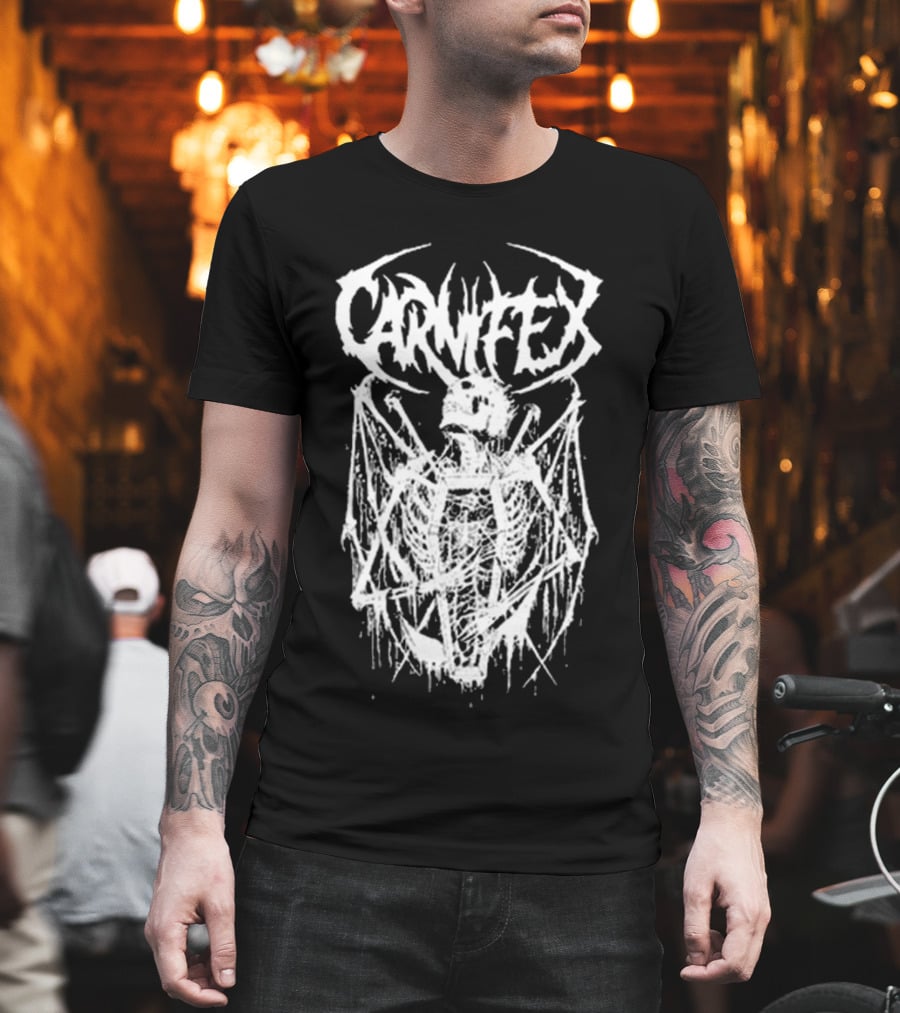 Carnifex Skeletal Coffin Wings T-Shirt