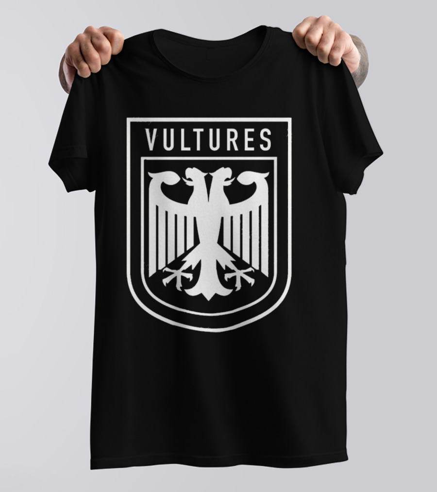 Yeezy Vultures Double-Headed Eagle Emblem T-Shirt