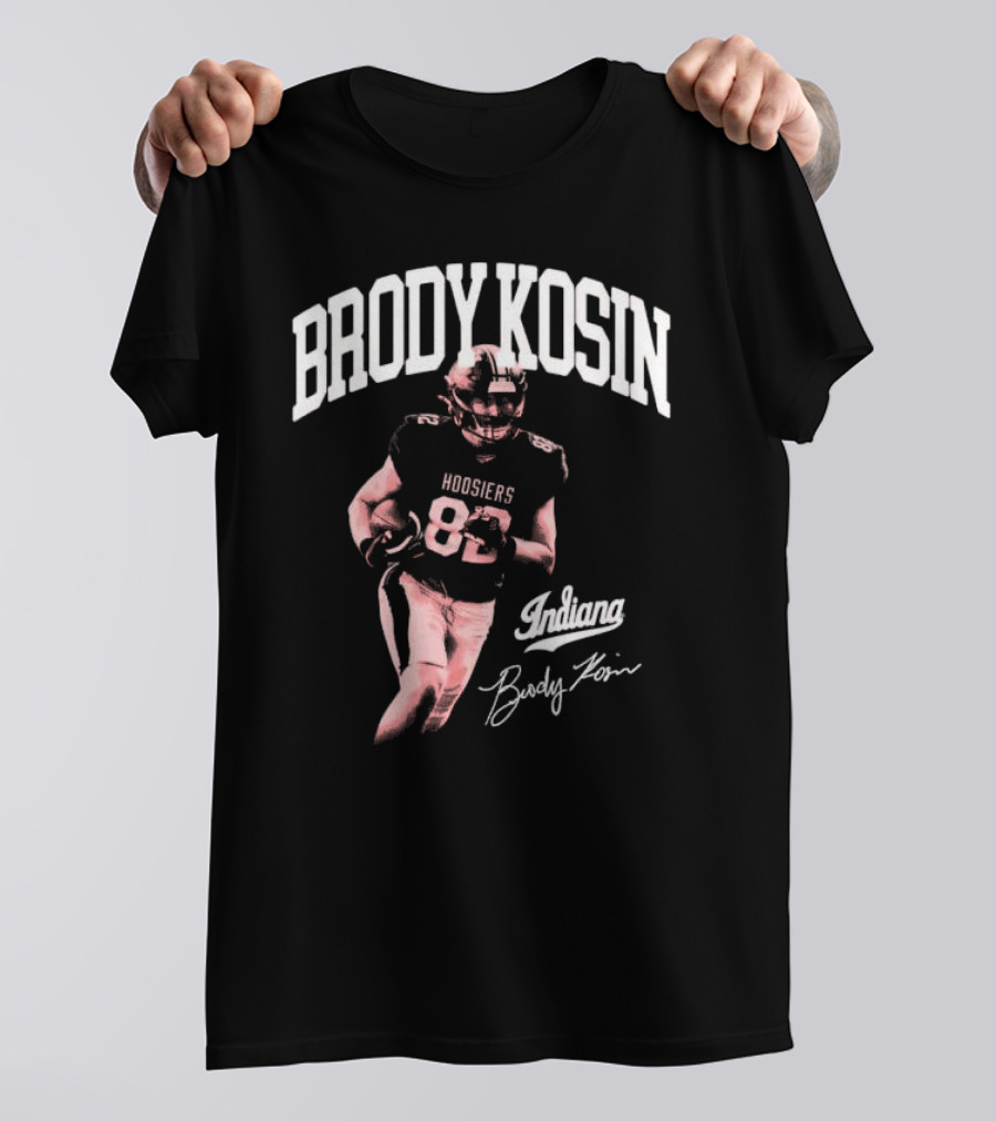 Brody Kosin Indiana Hoosiers 82 Player Indiana Brody Kosin Signature T-Shirt