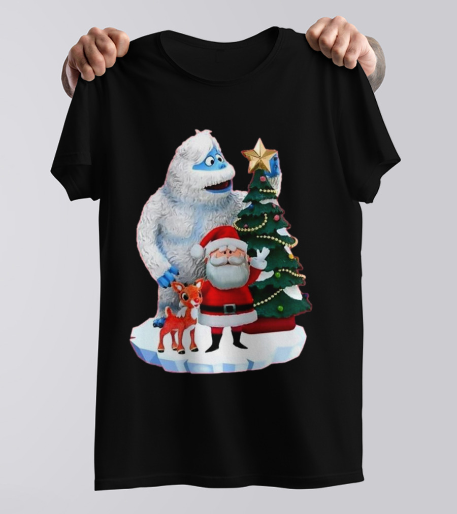 Bumble Rudolph Santa Christmas Tree Exclusive Rudolph The Red Nosed Reindeer T-Shirt