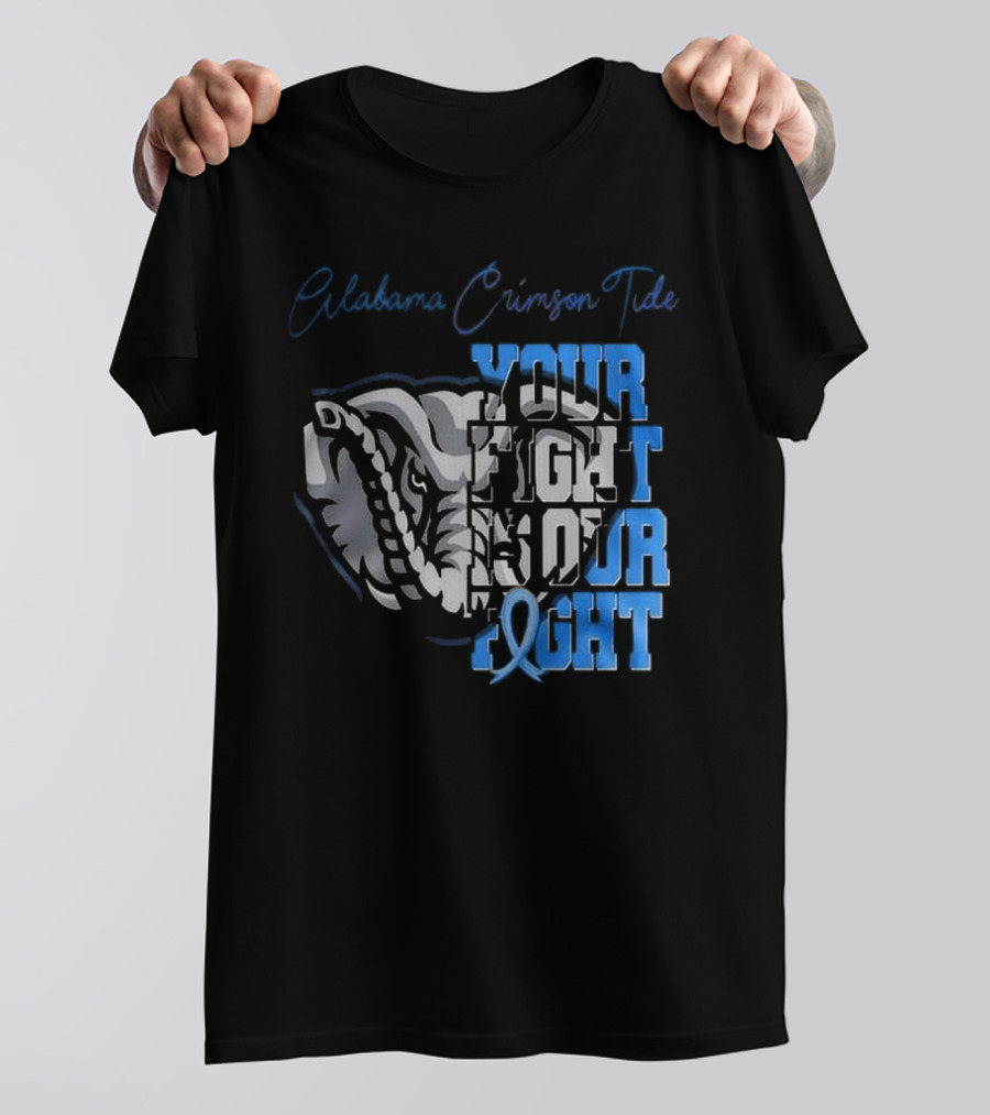Alabama Crimson Tide Your Fight Is Our Fight Diabetes Awareness T-Shirt
