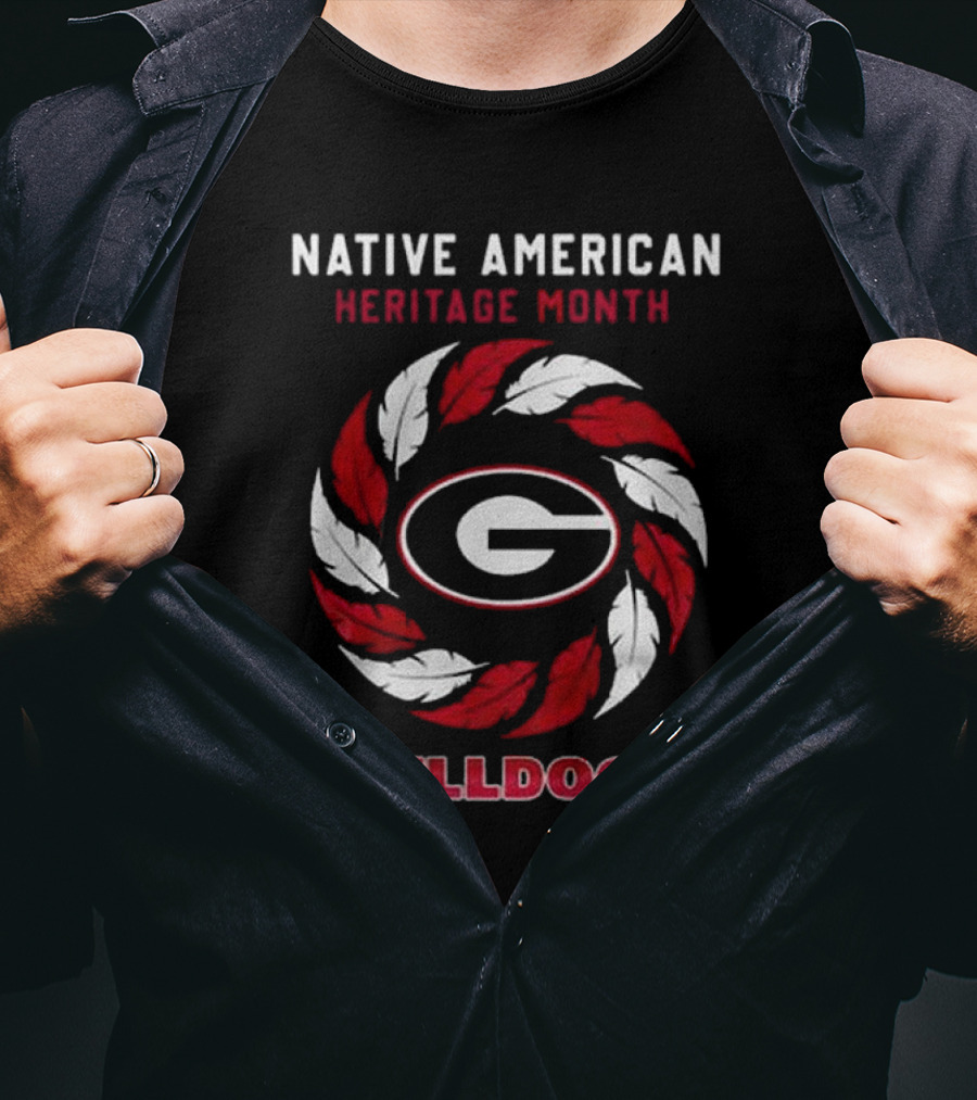 Native American Heritage Month Georgia Bulldogs T-Shirt