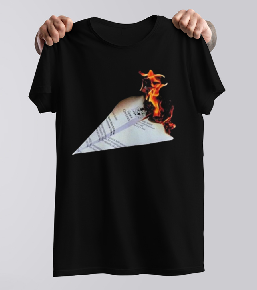 Lovejoy Band Burning Paper Plane Nuisance T-Shirt