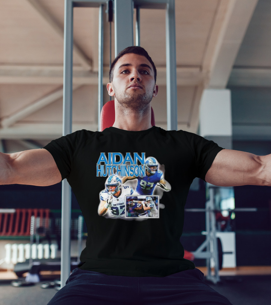 Aidan Hutchinson Detroit Lions Football T-Shirt