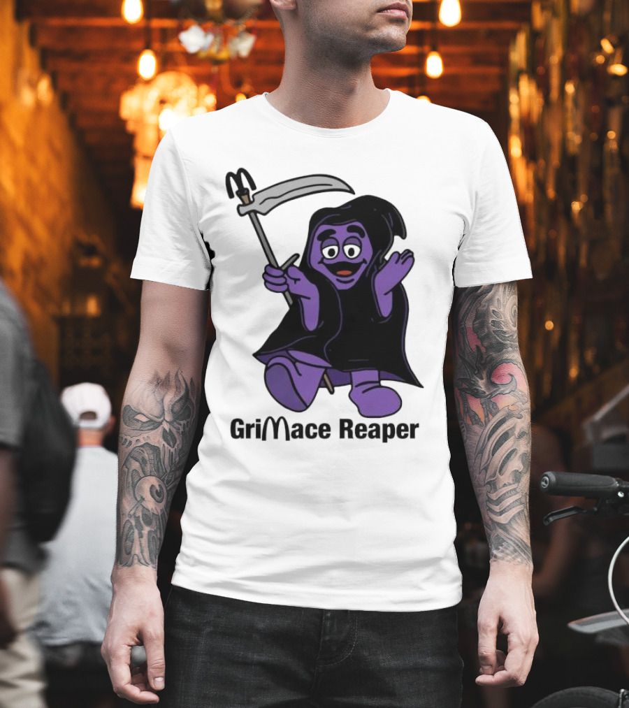 Grimace Reaper Grimace McDonald’s Crossover T-Shirt