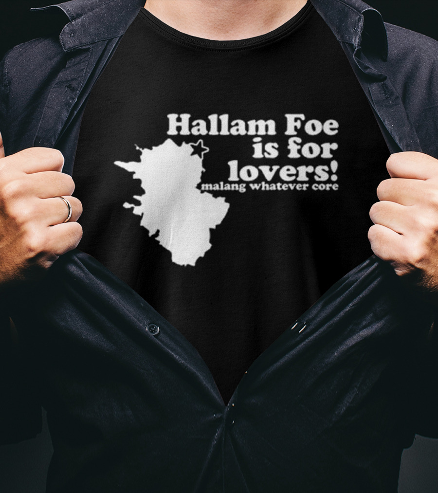 Hallam Foe Is For Lovers Malang Whatever Core Map Star T-Shirt