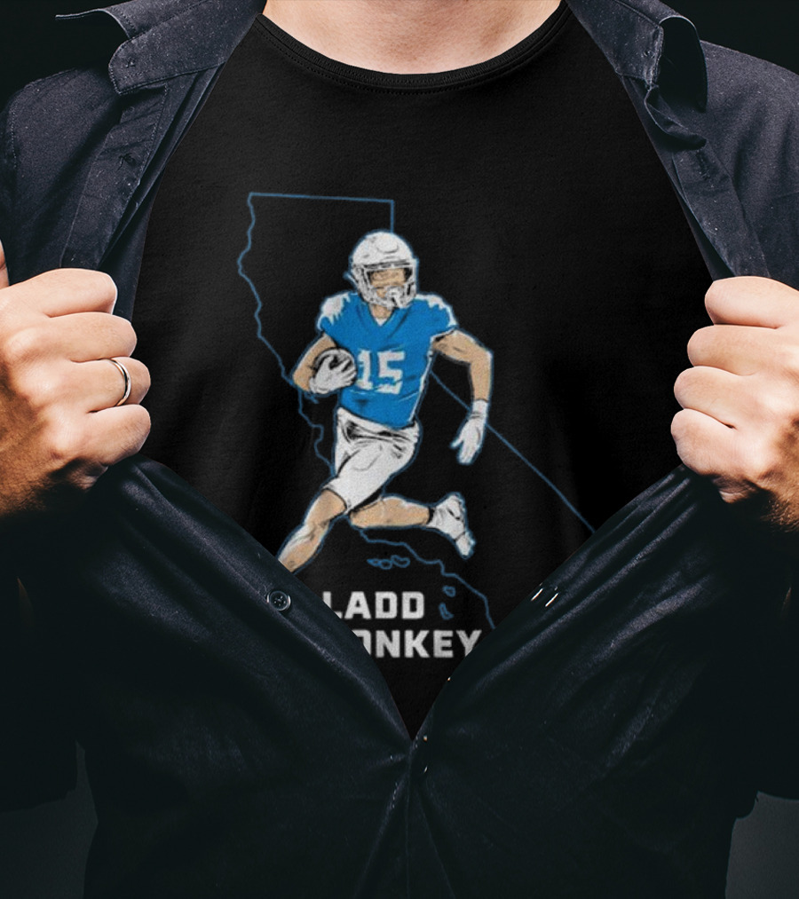 Ladd McConkey NFLPA California Football Star T-Shirt