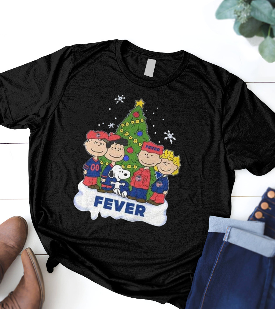 Snoopy And Friends Fever Christmas Tree Celebration T-Shirt