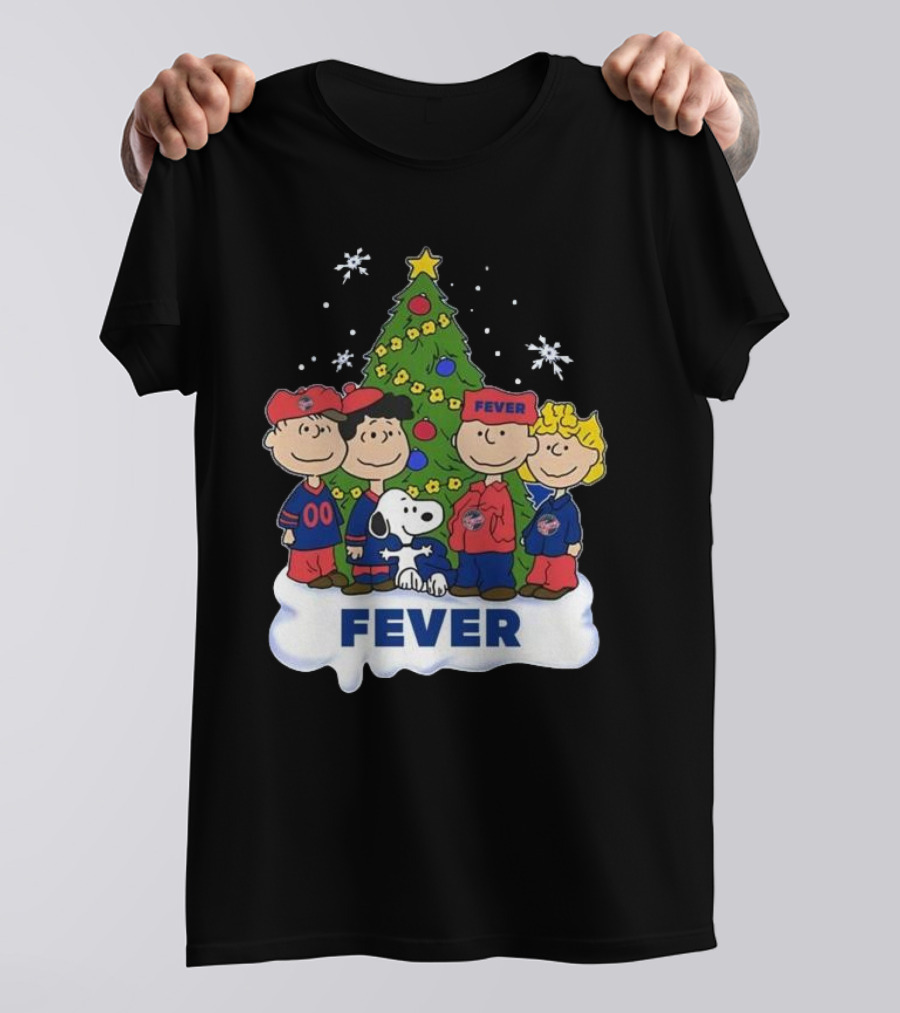 Snoopy And Friends Fever Christmas Tree Celebration T-Shirt