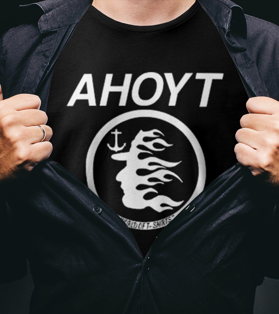 Ahoyt 2025 World Of T-Shirts Flame Anchor T-Shirt