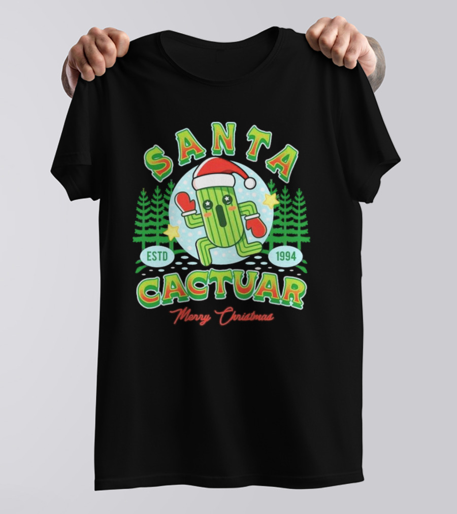 Santa Cactuar Merry Christmas ESTD 1994 T-Shirt