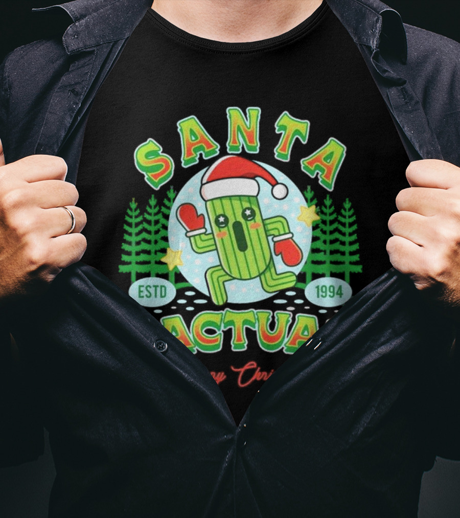 Santa Cactuar Merry Christmas ESTD 1994 T-Shirt