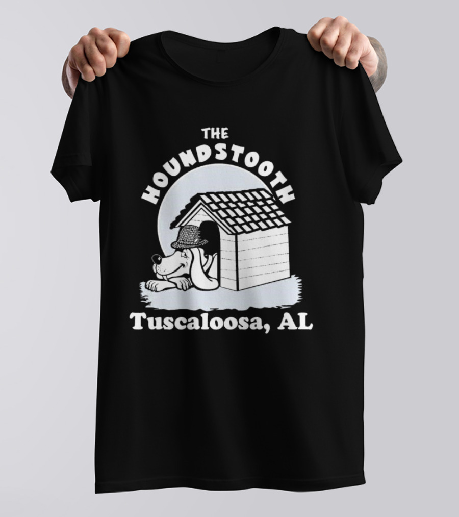 The Houndstooth Hound Doghouse Tuscaloosa AL T-Shirt
