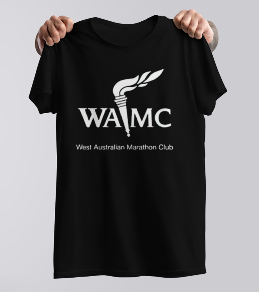 WAMC Torch Logo West Australian Marathon Club T-Shirt