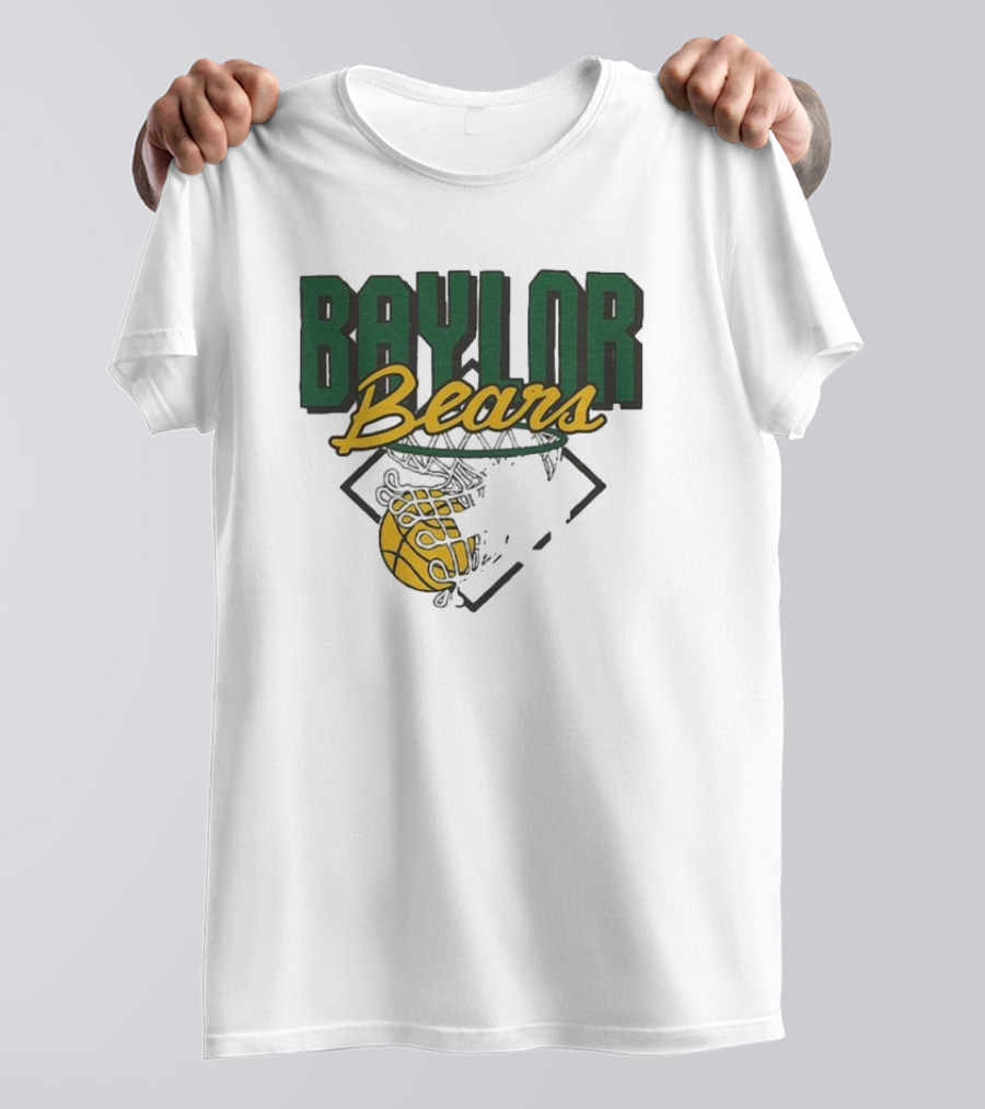 Baylor Bears Basketball Nothing But Net T-Shirt