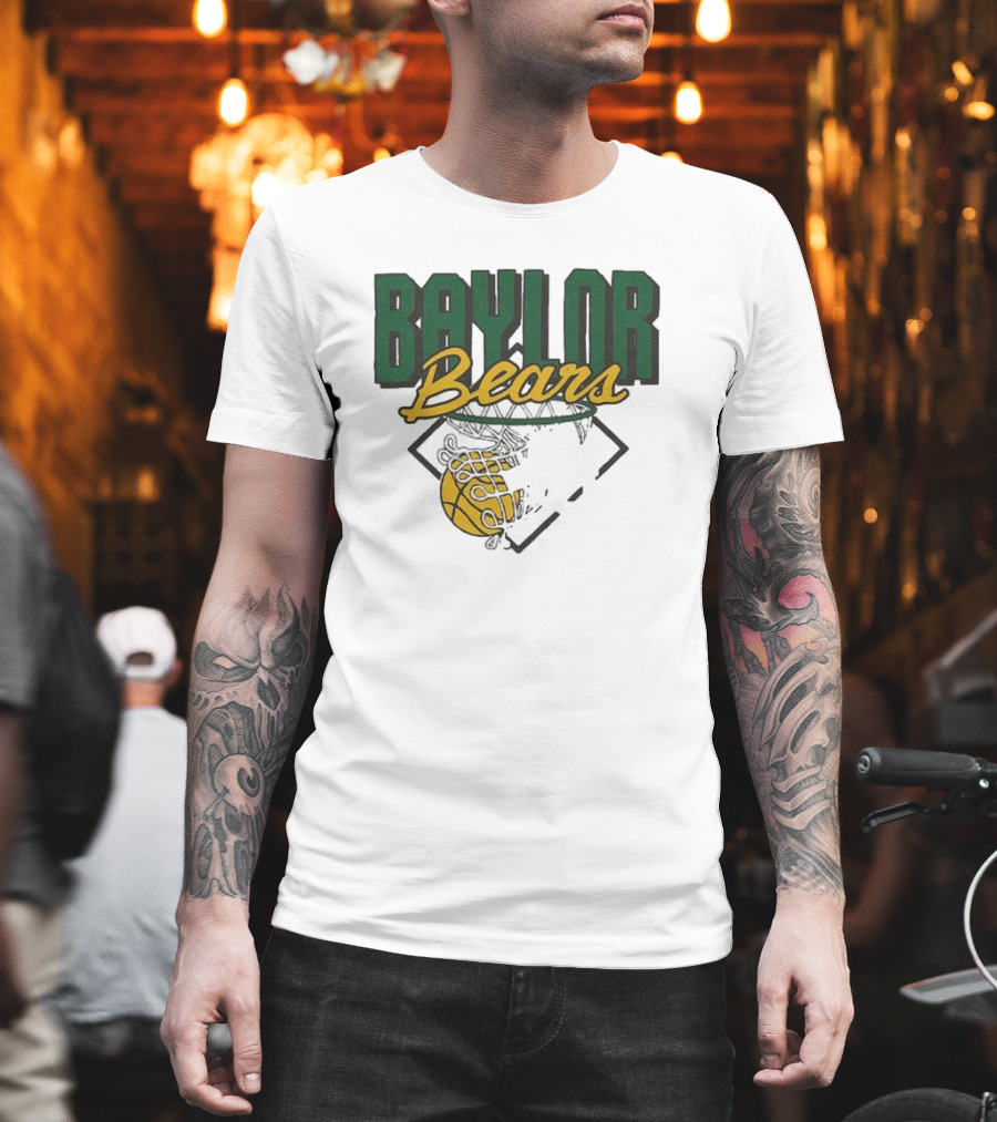Baylor Bears Basketball Nothing But Net T-Shirt