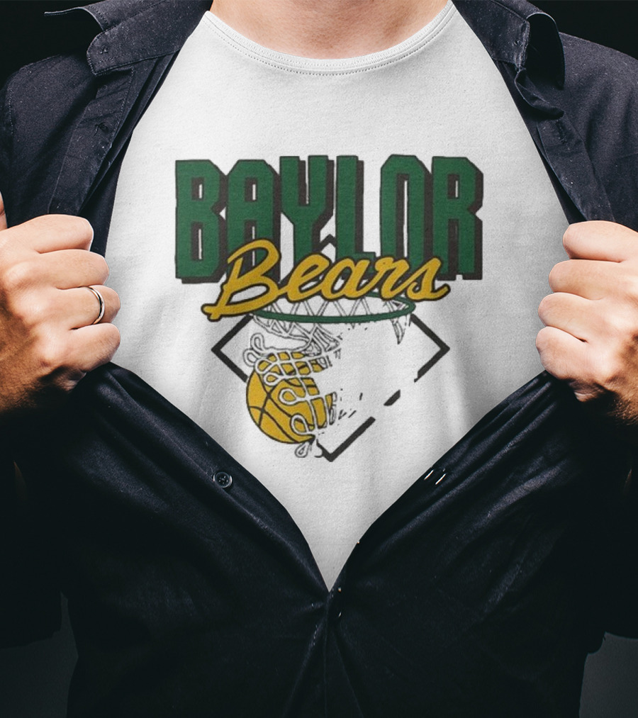 Baylor Bears Basketball Nothing But Net T-Shirt