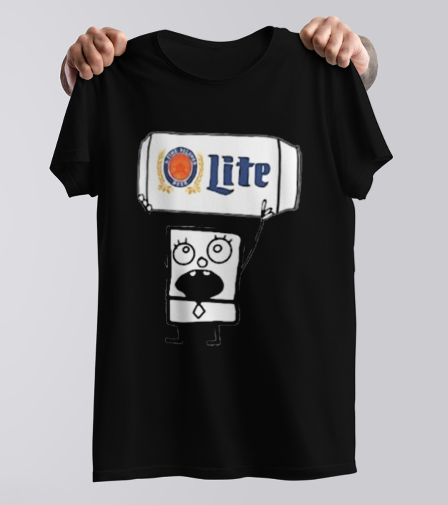 Doodlebob Miller Lite Beer T-Shirt