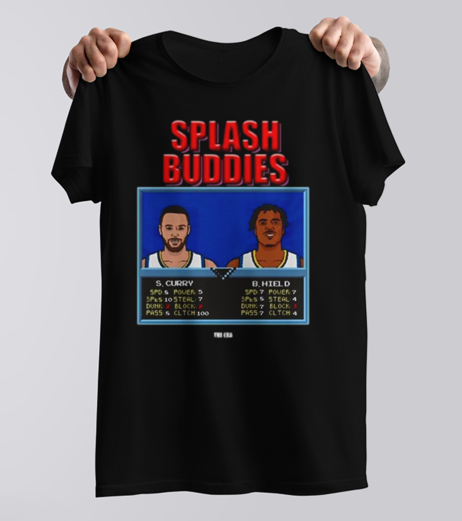 Dope Era Splash Buddies S. Curry B. Hield Retro Game T-Shirt