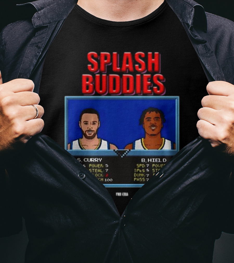 Dope Era Splash Buddies S. Curry B. Hield Retro Game T-Shirt