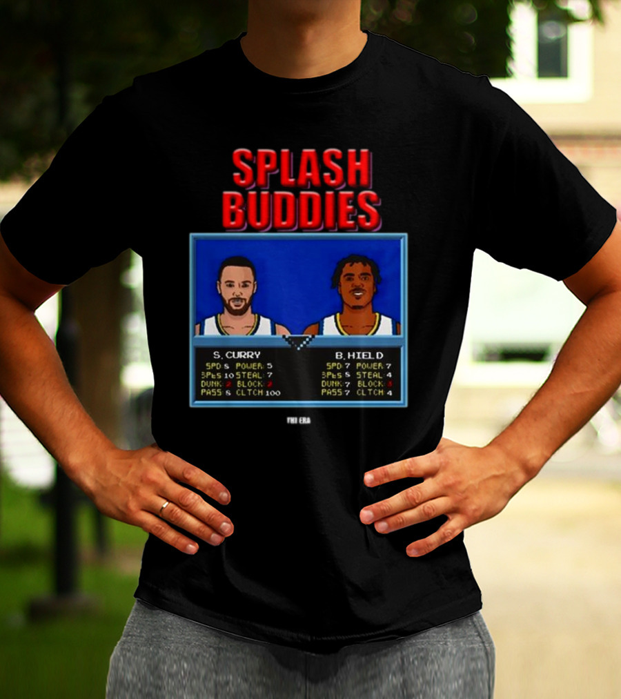 Dope Era Splash Buddies S. Curry B. Hield Retro Game T-Shirt