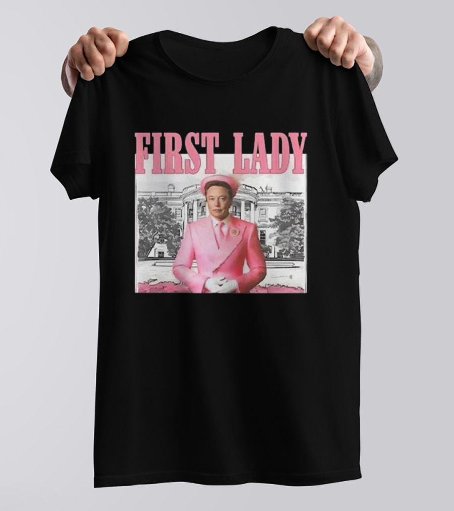 First Lady Elonia Musk Pink Suit White House T-Shirt