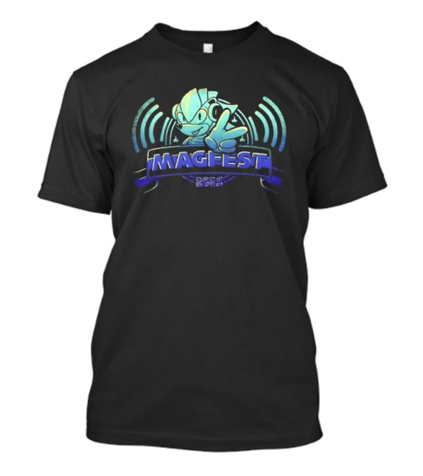 Magfest 2025 Character Peace Sign Gaming Event T-Shirt