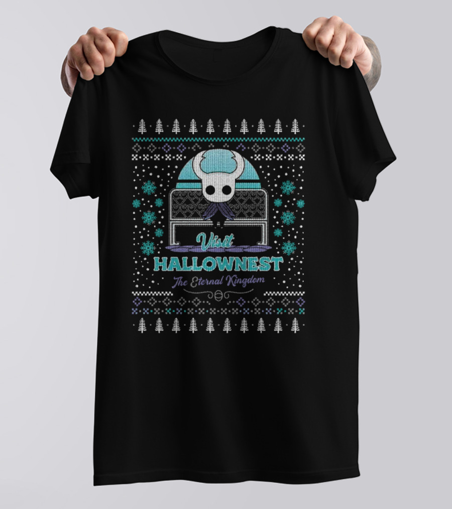 Visit Hallownest The Eternal Kingdom Ugly Christmas T-Shirt