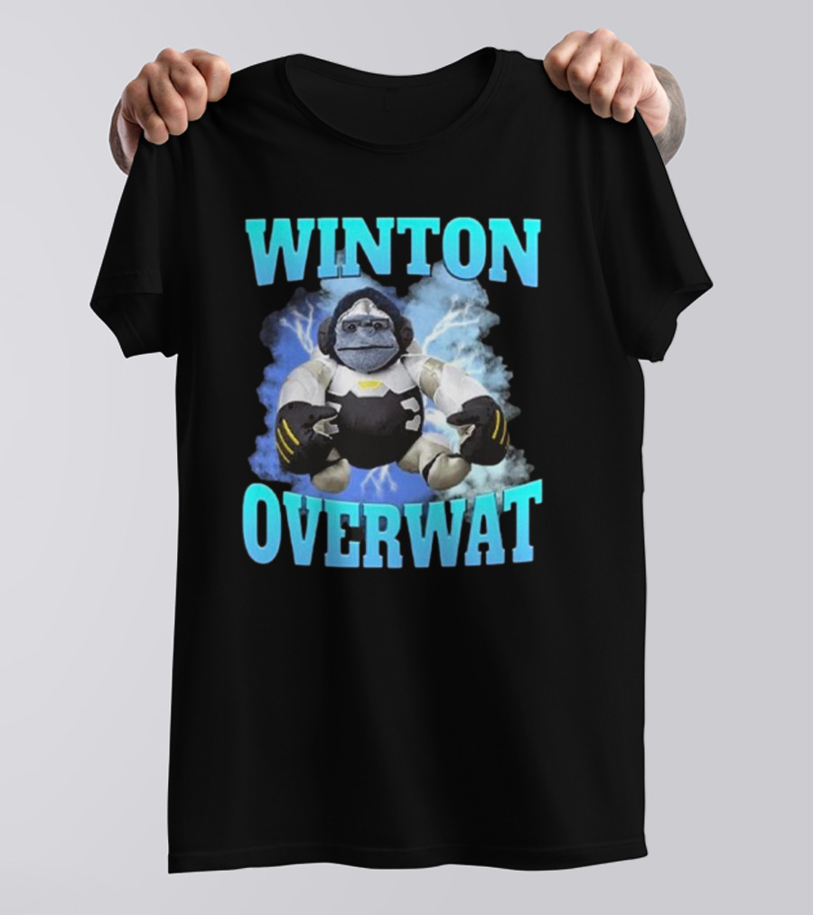 Winton Overwat Winston Overwatch Funny Meme T-Shirt