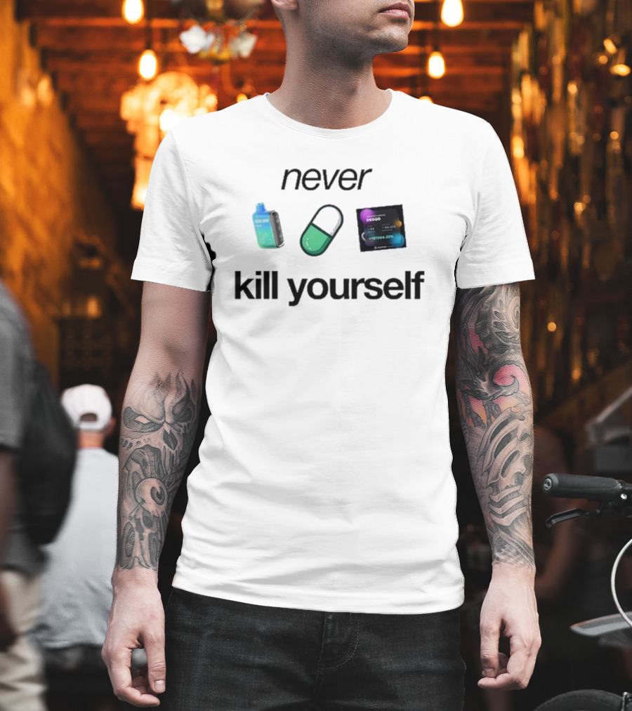 Ogshoots Never Kill Yourself Vape And Capsule Concept T-Shirt