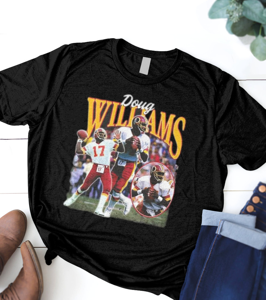 Doug Williams Football Legend NFL Quarterback Redskins T-Shirt