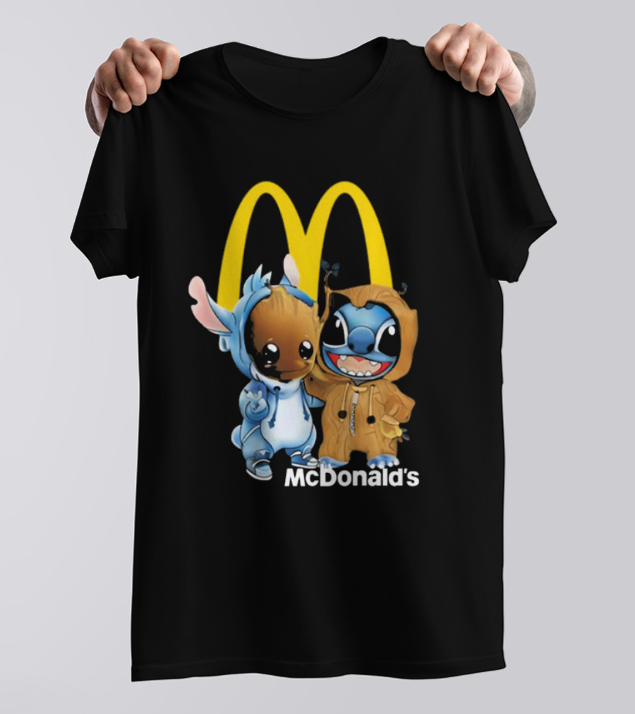 Groot Stitch McDonald’s Crossover T-Shirt