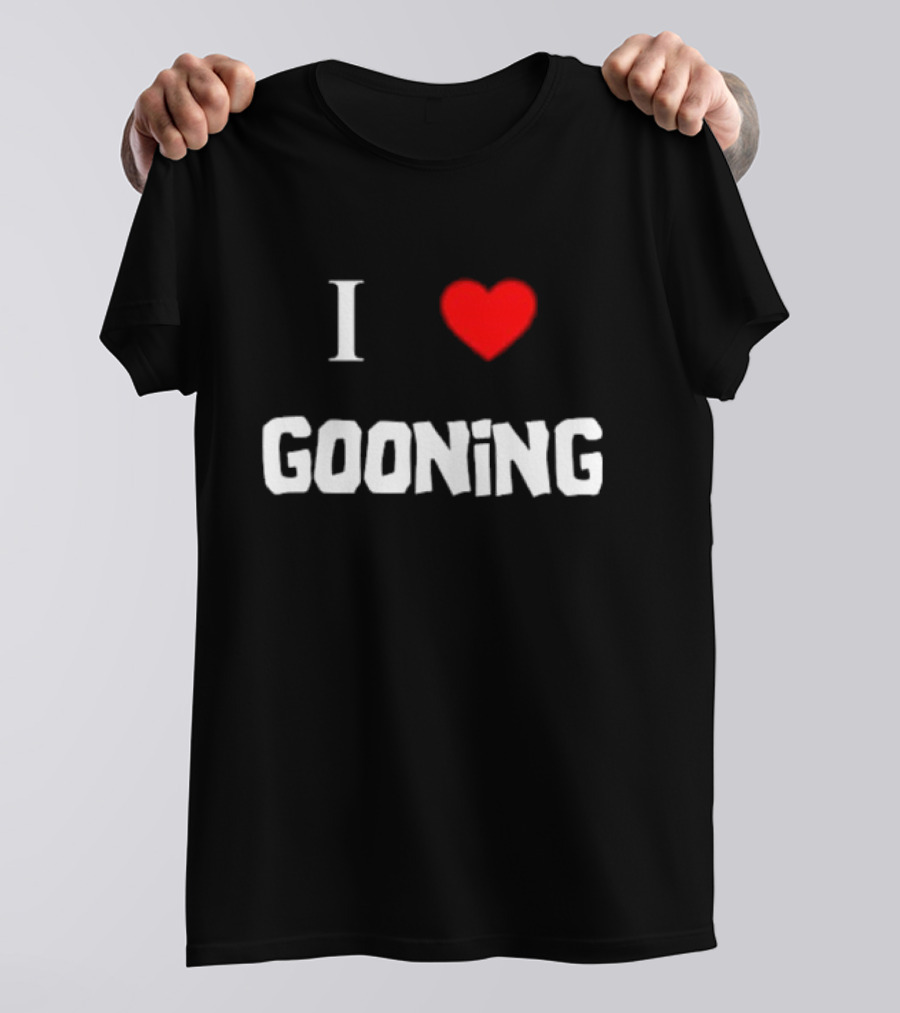 I Love Gooning Vegetable Chopping Channel T-Shirt
