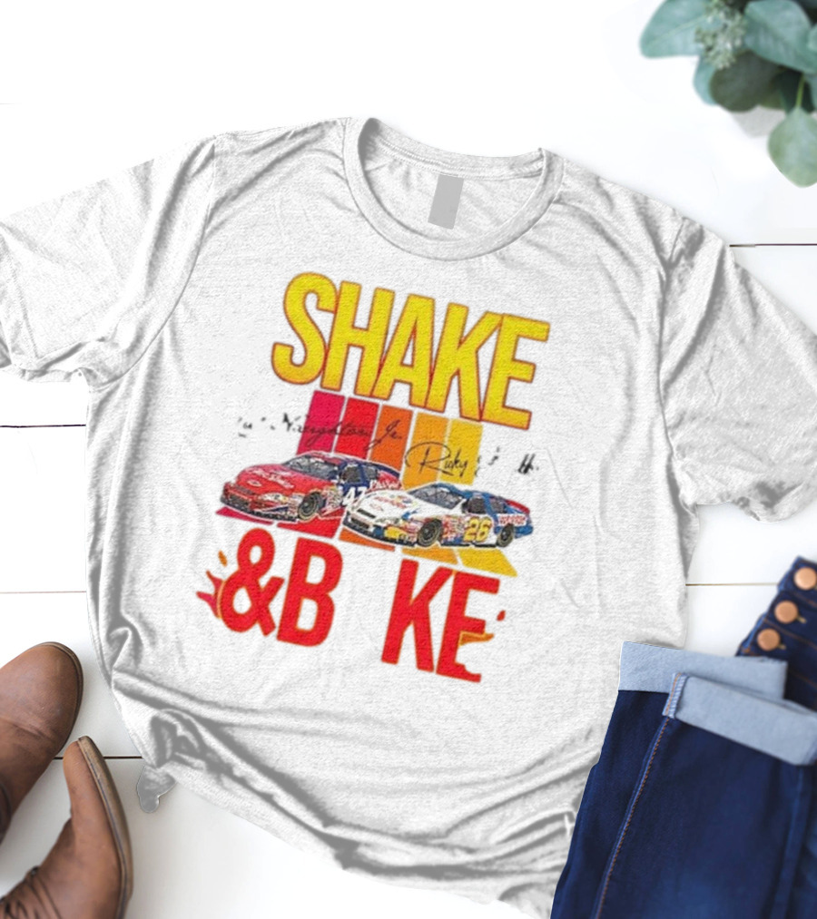 SHAKE And BAKE NASCAR Racing Talladega Nights Ricky Bobby T-Shirt