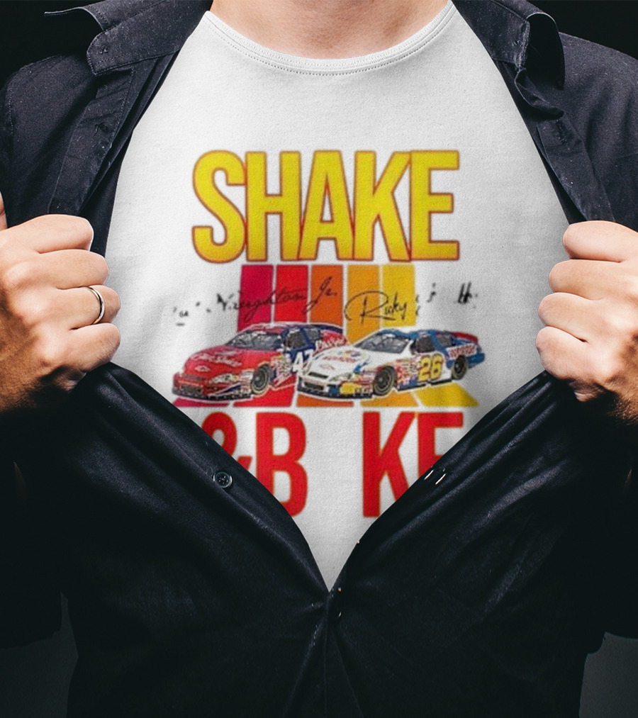 SHAKE And BAKE NASCAR Racing Talladega Nights Ricky Bobby T-Shirt