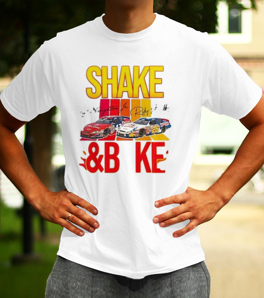 SHAKE And BAKE NASCAR Racing Talladega Nights Ricky Bobby T-Shirt