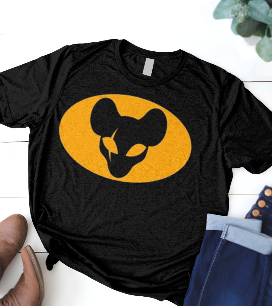 Mythical Sausage Ratman Bat-Inspired Emblem T-Shirt