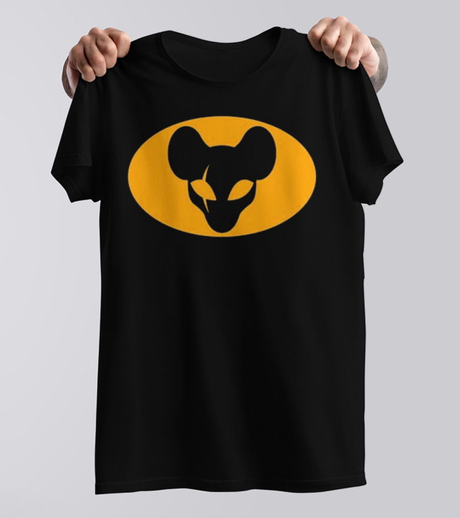 Mythical Sausage Ratman Bat-Inspired Emblem T-Shirt