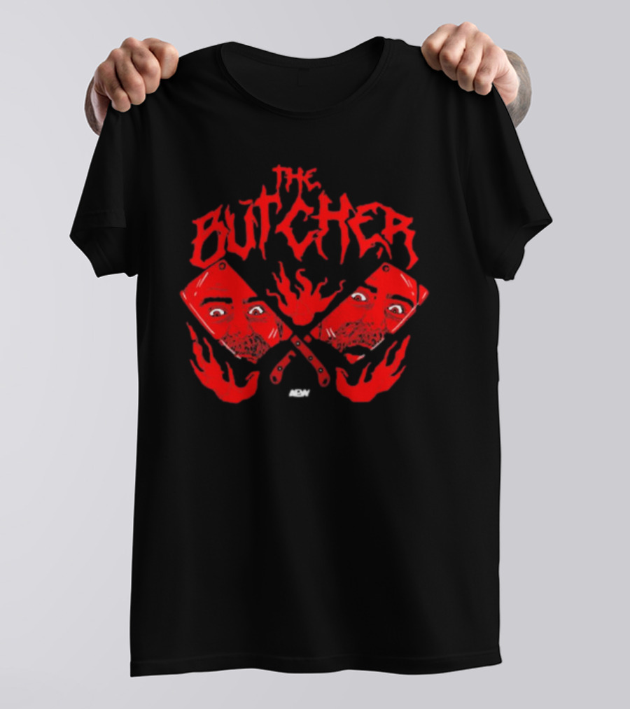 The Butcher Red Cleavers AEW Reflections T-Shirt