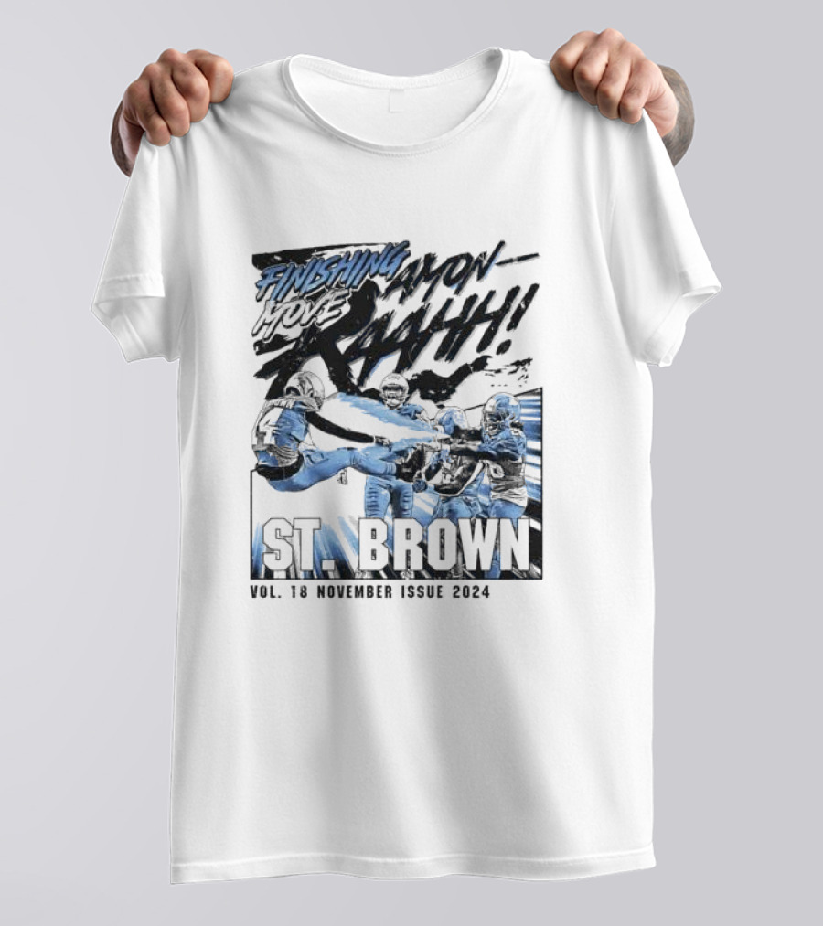 FINISHING MOVE AMON-R-AAHHH ST. BROWN VOL. 18 NOVEMBER ISSUE T-Shirt