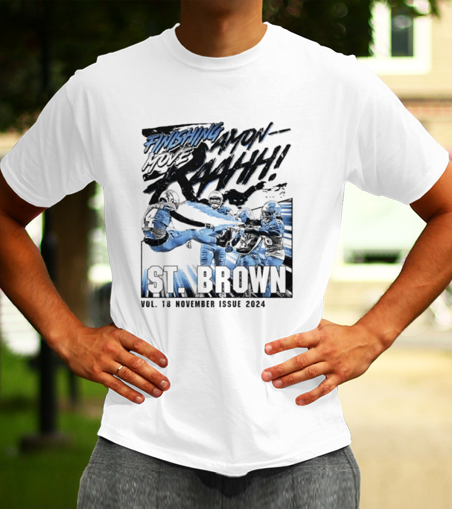 FINISHING MOVE AMON-R-AAHHH ST. BROWN VOL. 18 NOVEMBER ISSUE T-Shirt