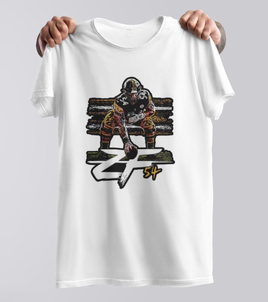 ZF54 Zach Frazier Pittsburgh Steelers Football Player T-Shirt