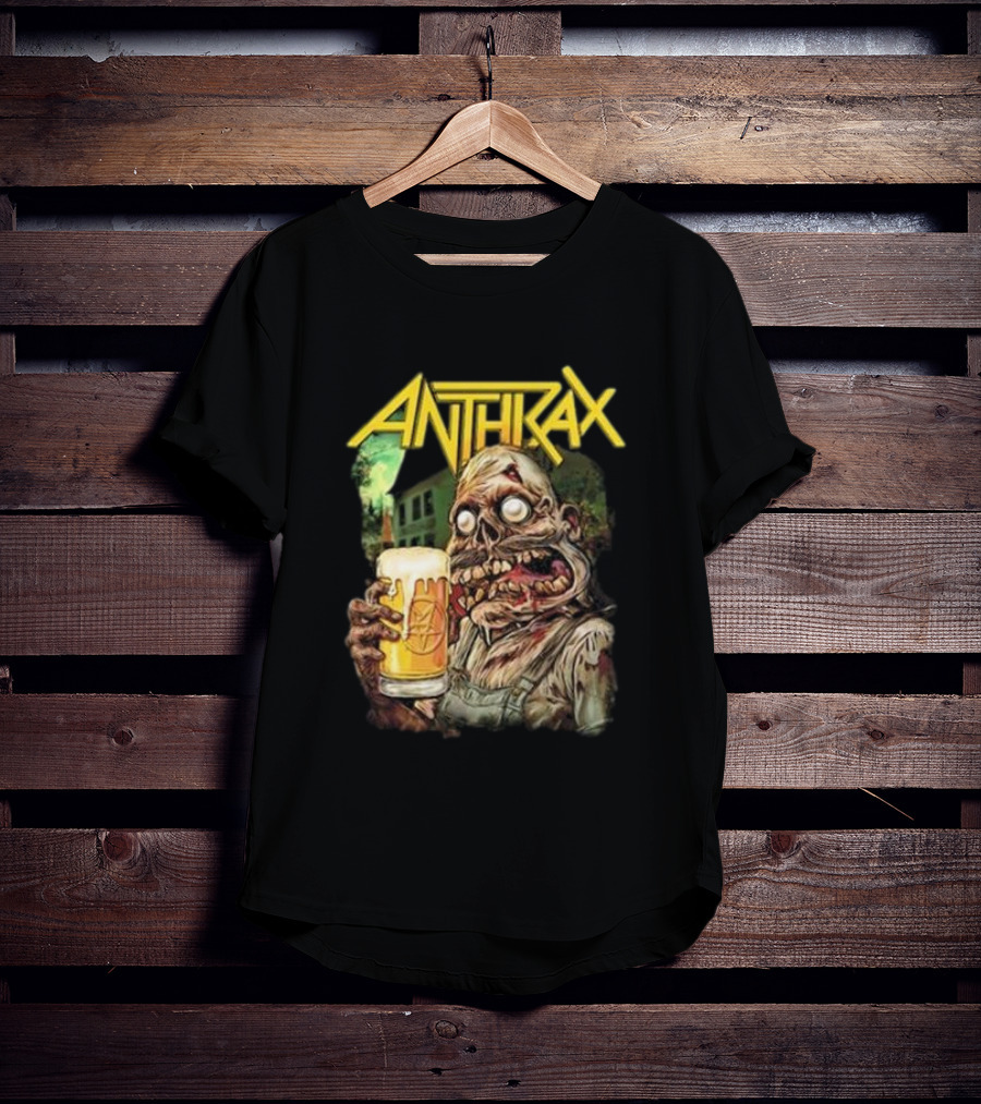 Anthrax Zombie Oktoberfest Beer Mug Brew Monster T-Shirt