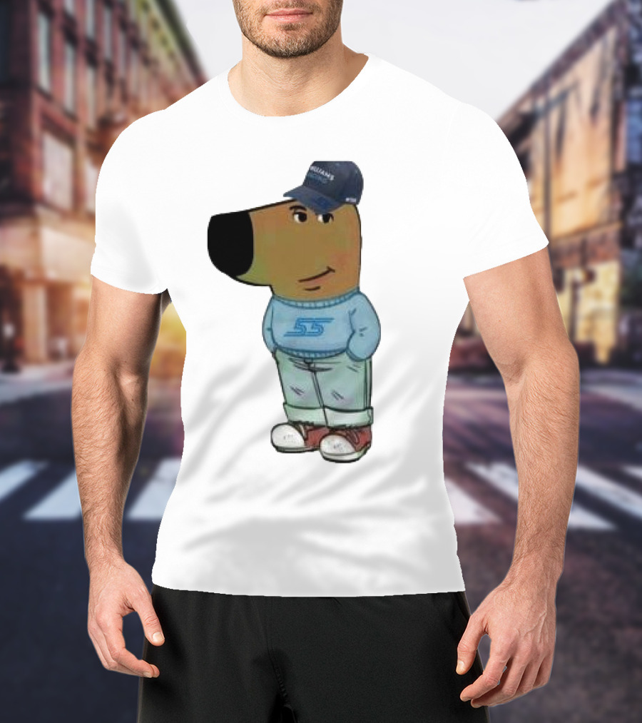 Williams Racing 55 Chill Guy Dog Hat T-Shirt