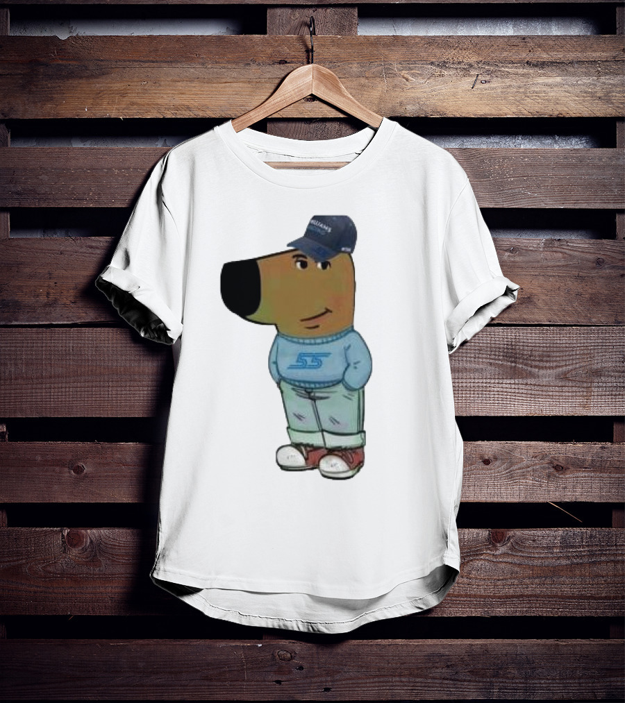 Williams Racing 55 Chill Guy Dog Hat T-Shirt