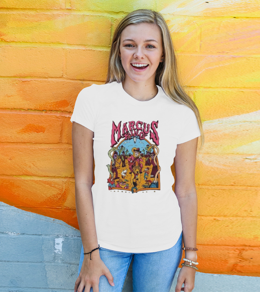 Marcus King Wild West Adventure With Cowboys And Skeletons T-Shirt