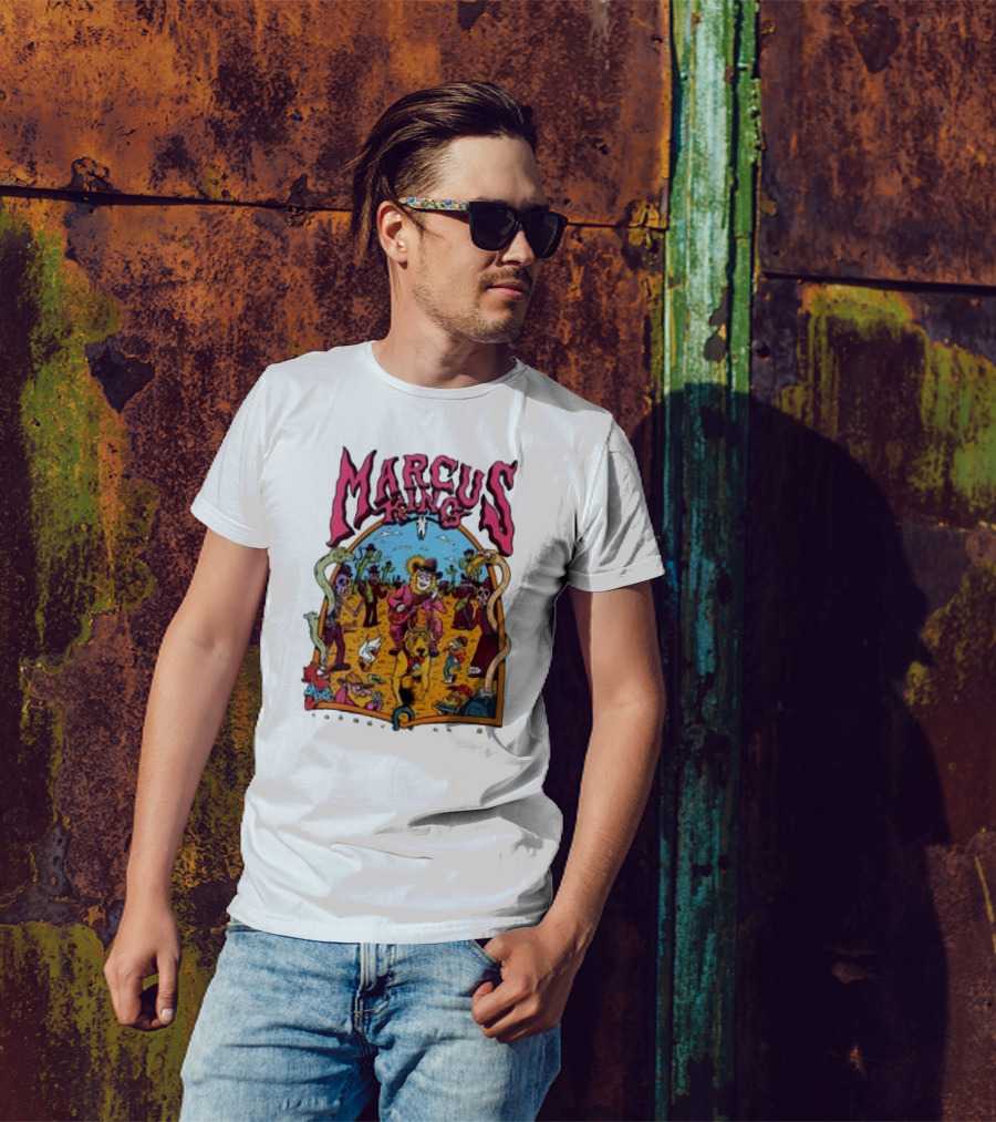 Marcus King Wild West Adventure With Cowboys And Skeletons T-Shirt